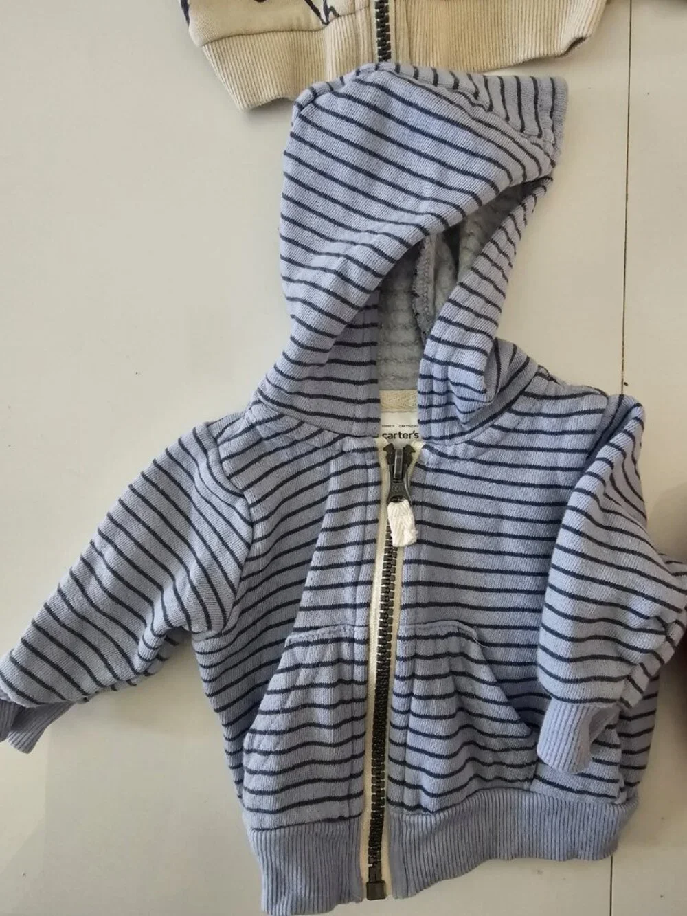 Carter's Newborn Boys Full Zip Hoodie Jackets With Pockets - 6 Piece Bundle
